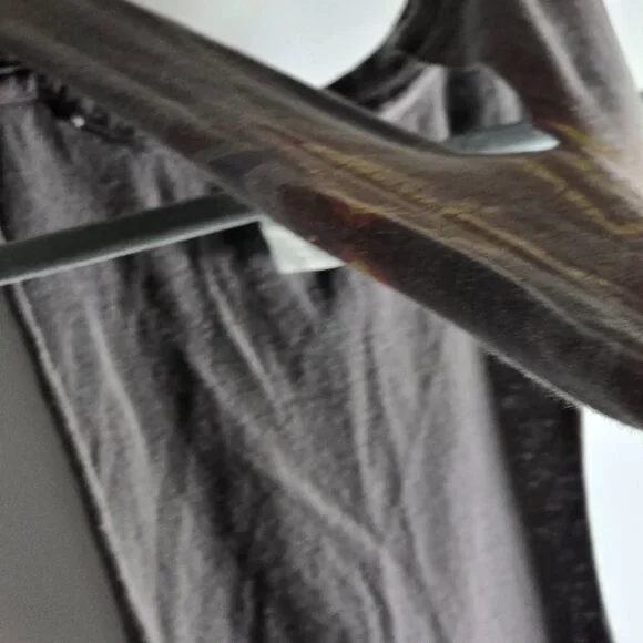 BOHO DIY Distressed Def Leppard Rock Shirt Upcycled Fringed Size SMALL (34-36) - Picture 10 of 10